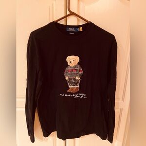 great condition Polo bear long sleeve shirt , medium